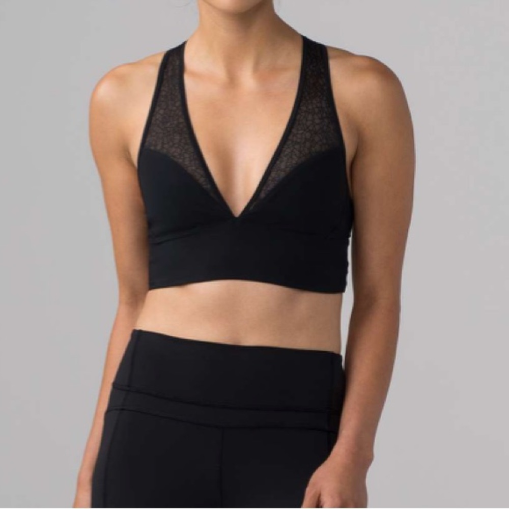Lululemon Twist & Train Bra in Black ~ Size 4 - Picture 3 of 10